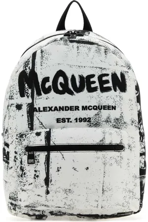 Alexander McQueen Heren, Tassen, Wit, Maat: ONE Size Nylon