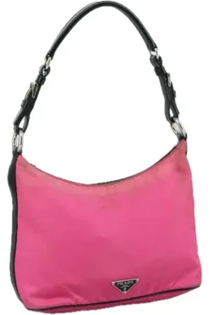 Prada Dames, Pre-owned, Roze, Maat: ONE Size Nylon