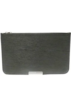 LOUIS VUITTON Dames, Pre-owned, Zwart, Maat: ONE Size Leer