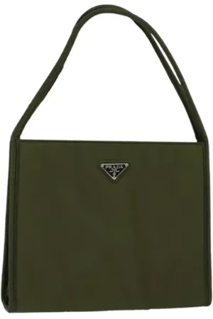 Prada Dames, Pre-owned, Groen, Maat: ONE Size Nylon