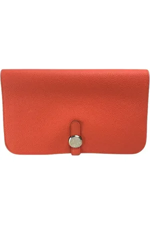 Hermès Dames, Pre-owned, Oranje, Maat: ONE Size Leer