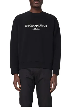 Emporio Armani Heren, Sweatshirts & Hoodies, Zwart, Maat: 2XL