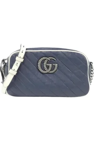 Gucci Dames, Pre-owned, Blauw, Maat: ONE Size Leer