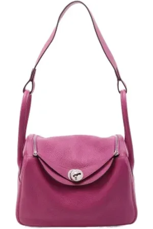 Hermès Dames, Pre-owned, Roze, Maat: ONE Size Leer