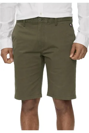Tommy Hilfiger Heren, Korte broeken, Groen, Maat: W29 Katoen