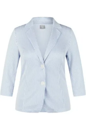 Rabe Dames, Jassen, Blauw, Maat: 4XL