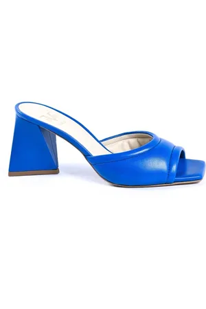 19V69 Italia Dames, Schoenen, Blauw, Maat: 35 EU Leer