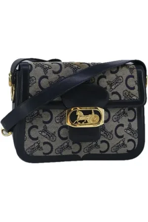 Céline Dames, Pre-owned, Blauw, Maat: ONE Size Leer