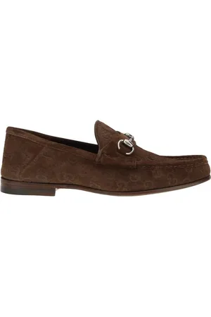Gucci Heren, Schoenen, Bruin, Maat: 39 1/2 EU Suède
