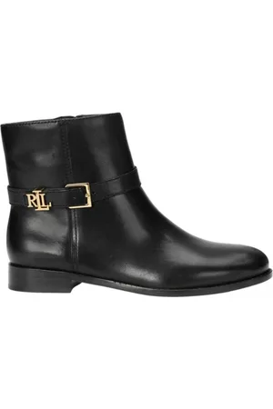 Ralph Lauren Dames, Schoenen, Zwart, Maat: 39 EU Leer