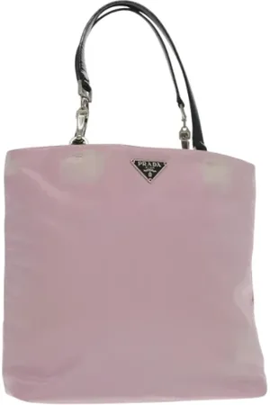 Prada Dames, Pre-owned, Roze, Maat: ONE Size Nylon