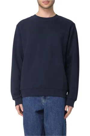 A.P.C. Heren, Sweatshirts & Hoodies, Blauw, Maat: L Katoen