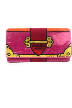 Prada Dames, Pre-owned, Roze, Maat: ONE Size Velours
