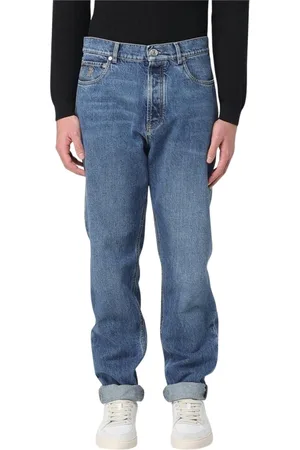 Brunello Cucinelli Heren, Jeans, Blauw, Maat: M