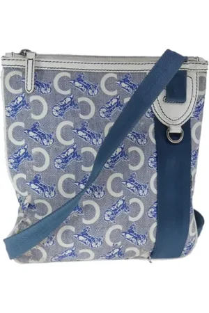 Céline Dames, Pre-owned, Blauw, Maat: ONE Size Leer