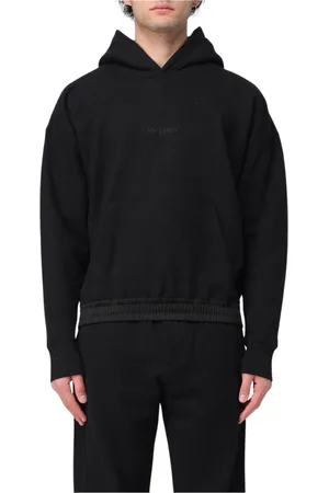Saint Laurent Heren, Sweatshirts & Hoodies, Zwart, Maat: S Katoen