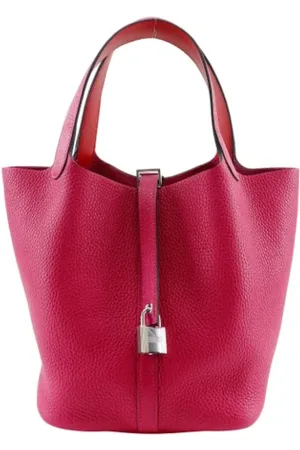 Hermès Dames, Pre-owned, Roze, Maat: ONE Size Leer