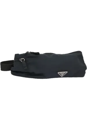 Prada Dames, Pre-owned, Blauw, Maat: ONE Size Nylon