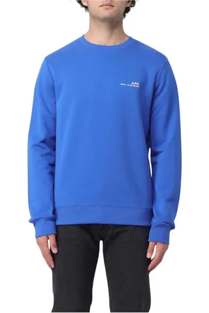 A.P.C. Heren, Sweatshirts & Hoodies, Blauw, Maat: S
