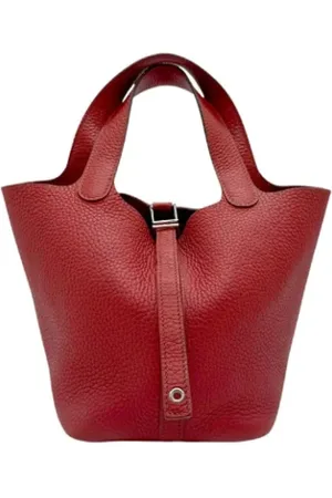 Hermès Dames, Pre-owned, Rood, Maat: ONE Size Leer