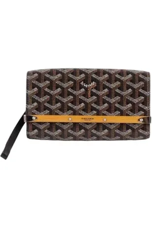 GOYARD Dames, Pre-owned, Zwart, Maat: ONE Size Leer
