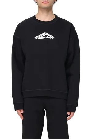 Dsquared2 Heren, Sweatshirts & Hoodies, Zwart, Maat: M Katoen