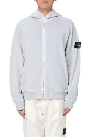 Stone Island Heren, Sweatshirts & Hoodies, Grijs, Maat: 2XL