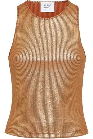 MVP Wardrobe Dames, Tops, Bruin, Maat: XS
