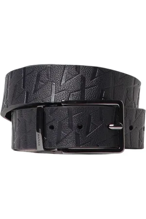 Armani Exchange Heren, Accessoires, Blauw, Maat: 90 CM Leer