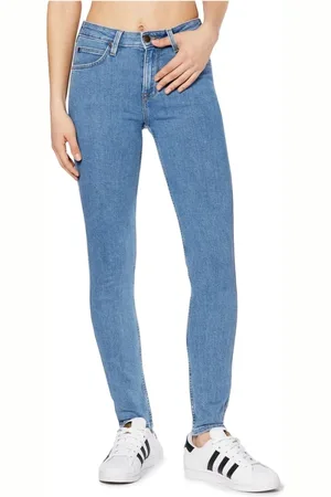 Lee Dames, Jeans, Blauw, Maat: W31 L29 Katoen