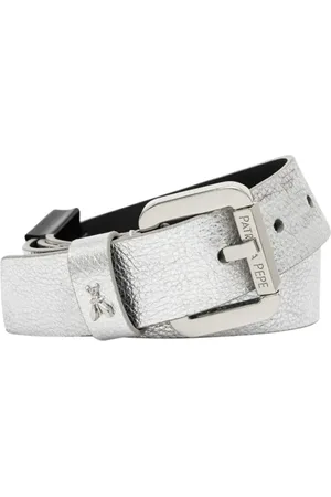 Patrizia Pepe Dames, Accessoires, Grijs, Maat: XS Leer