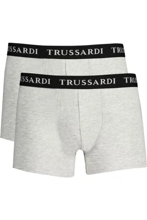 Trussardi Heren, Ondergoed, Grijs, Maat: 2XL Katoen