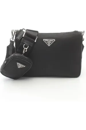 Prada Dames, Pre-owned, Zwart, Maat: ONE Size Leer