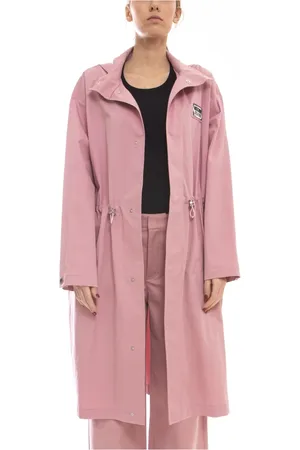 Moschino Dames, Mantels, Roze, Maat: XS Katoen