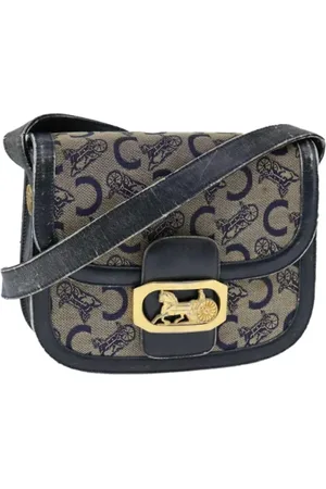 Céline Dames, Pre-owned, Blauw, Maat: ONE Size Leer
