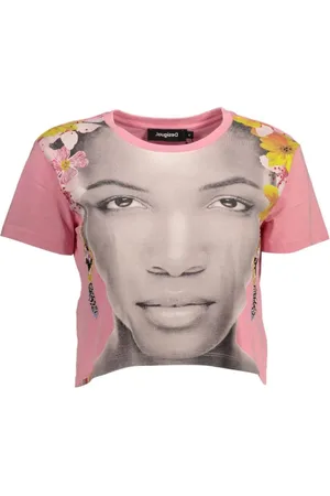 Desigual Dames, Tops, Roze, Maat: L Katoen