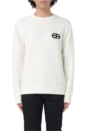 Emporio Armani Heren, Sweatshirts & Hoodies, Wit, Maat: S