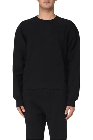 Saint Laurent Heren, Sweatshirts & Hoodies, Zwart, Maat: 2XL Katoen