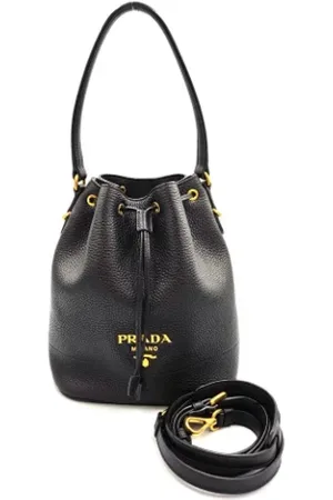 Prada Dames, Pre-owned, Zwart, Maat: ONE Size Leer