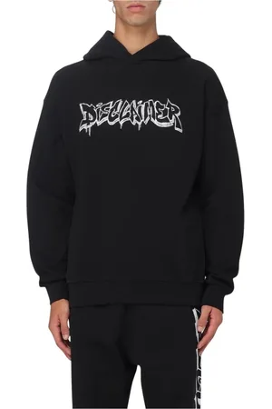 DISCLAIMER Heren, Sweatshirts & Hoodies, Zwart, Maat: M Katoen