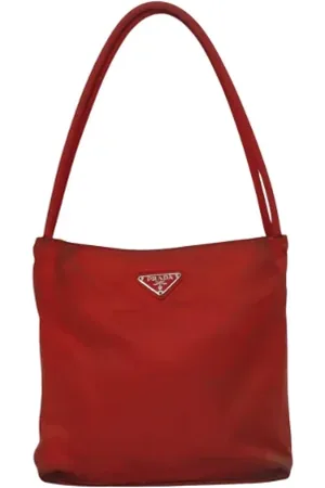 Prada Dames, Pre-owned, Rood, Maat: ONE Size Nylon