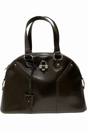 Saint Laurent Dames, Pre-owned, Bruin, Maat: ONE Size Leer