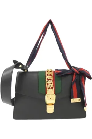 Gucci Dames, Pre-owned, Zwart, Maat: ONE Size Leer