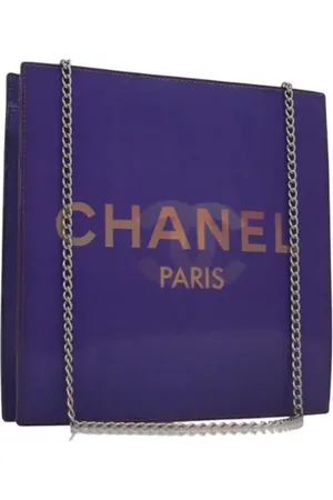 CHANEL Dames, Pre-owned, Paars, Maat: ONE Size Vinyl