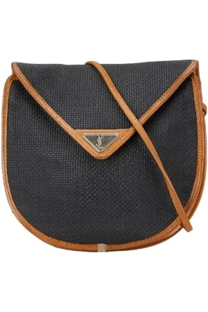Saint Laurent Dames, Pre-owned, Zwart, Maat: ONE Size Leer