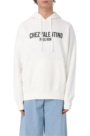 VALENTINO Heren, Sweatshirts & Hoodies, Wit, Maat: S Katoen