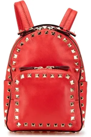 VALENTINO Dames, Pre-owned, Rood, Maat: ONE Size Leer