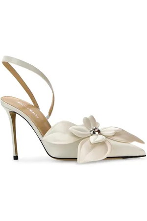 Mach & Mach Dames, Schoenen, Wit, Maat: 36 1/2 EU Satijn
