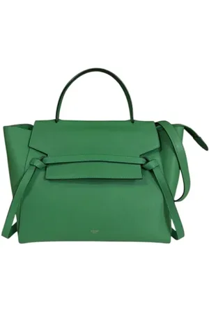 Céline Dames, Pre-owned, Groen, Maat: ONE Size Leer
