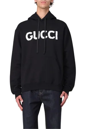 Gucci Heren, Sweatshirts & Hoodies, Zwart, Maat: L Katoen